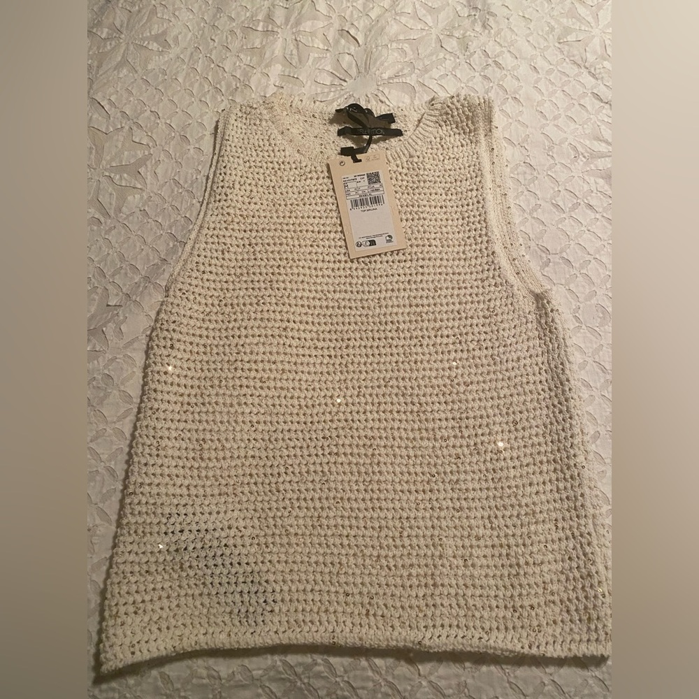 Knit midi skirt and top set